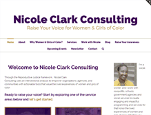 Tablet Screenshot of nicoleclarkconsulting.com